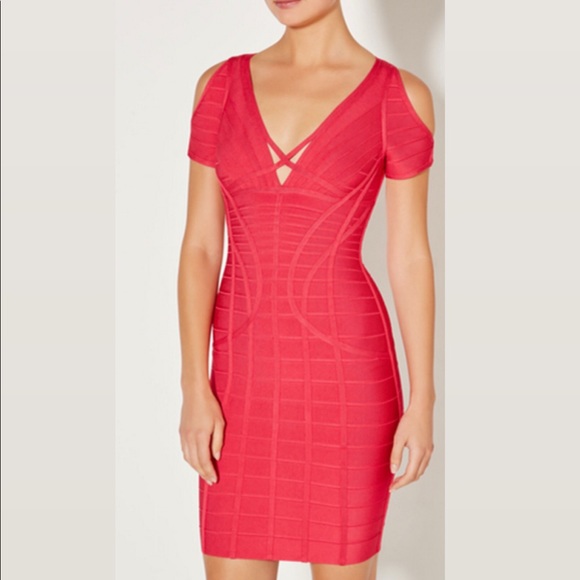 Herve Leger Kyle Novelty Bandage Bodycon Dress NEW - Picture 3 of 9